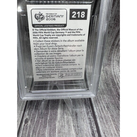 2006 PANINI WORLD CUP GERMANY STICKER #218 DRAGAN MLADENOVIC PSA 6 Ex-nm Serbia - Picture 8 of 10